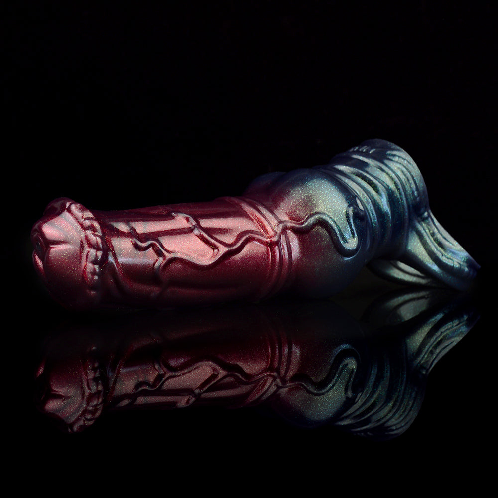 Fantasy Horsedildo Penishülle - Cockring Verzögerung Ejakulation Extender Sexspielzeug für Männer