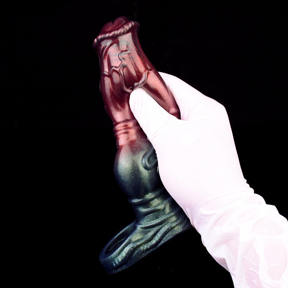 Fantasy Horsedildo Penishülle - Cockring Verzögerung Ejakulation Extender Sexspielzeug für Männer