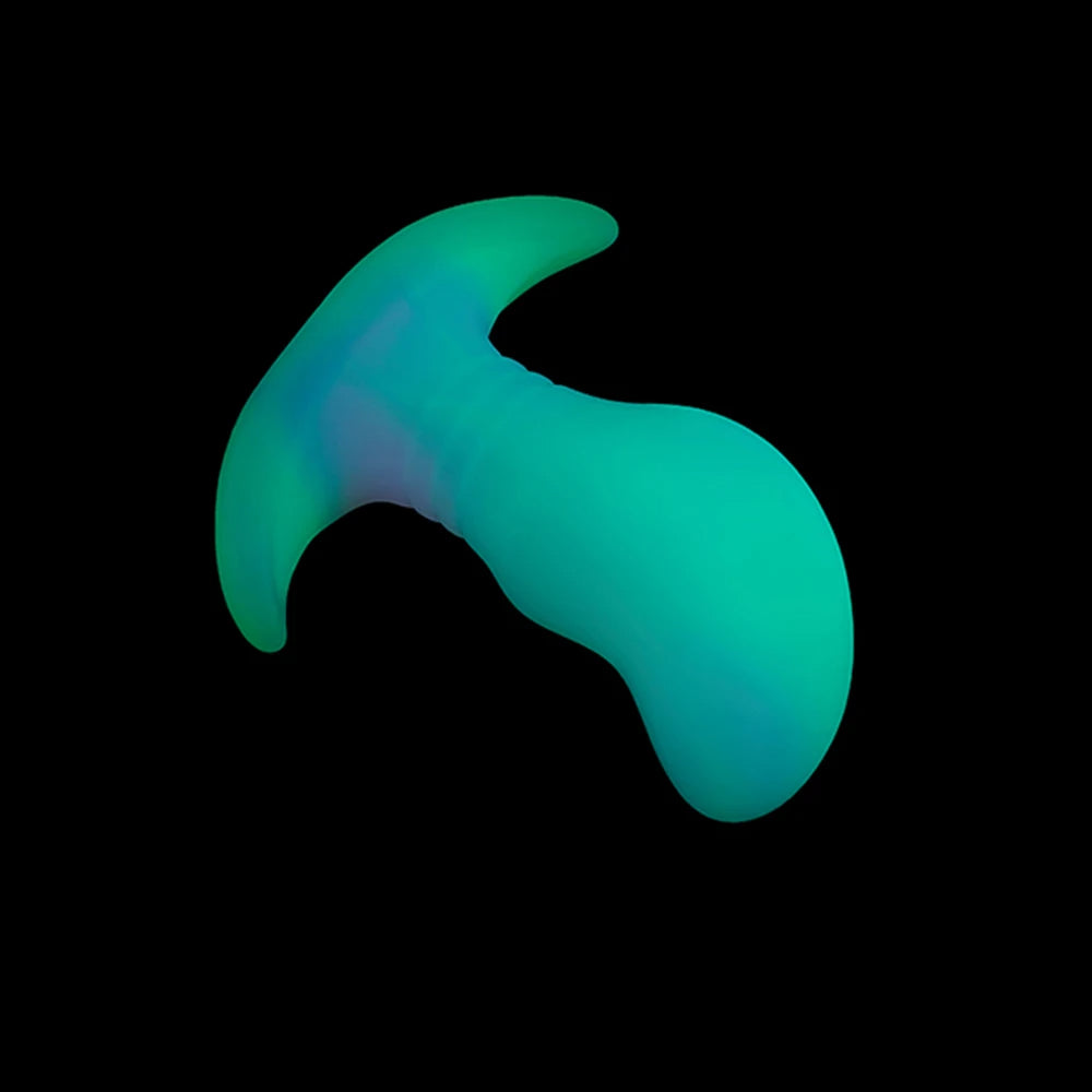 Plug anal lumineux en silicone – Gode anal doux et coloré, jouets sexuels pour femmes et hommes