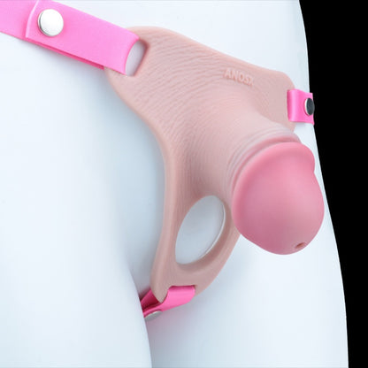 Silicone Wearable Chastity Cage – Prostate-Fitting Male Restraint Device