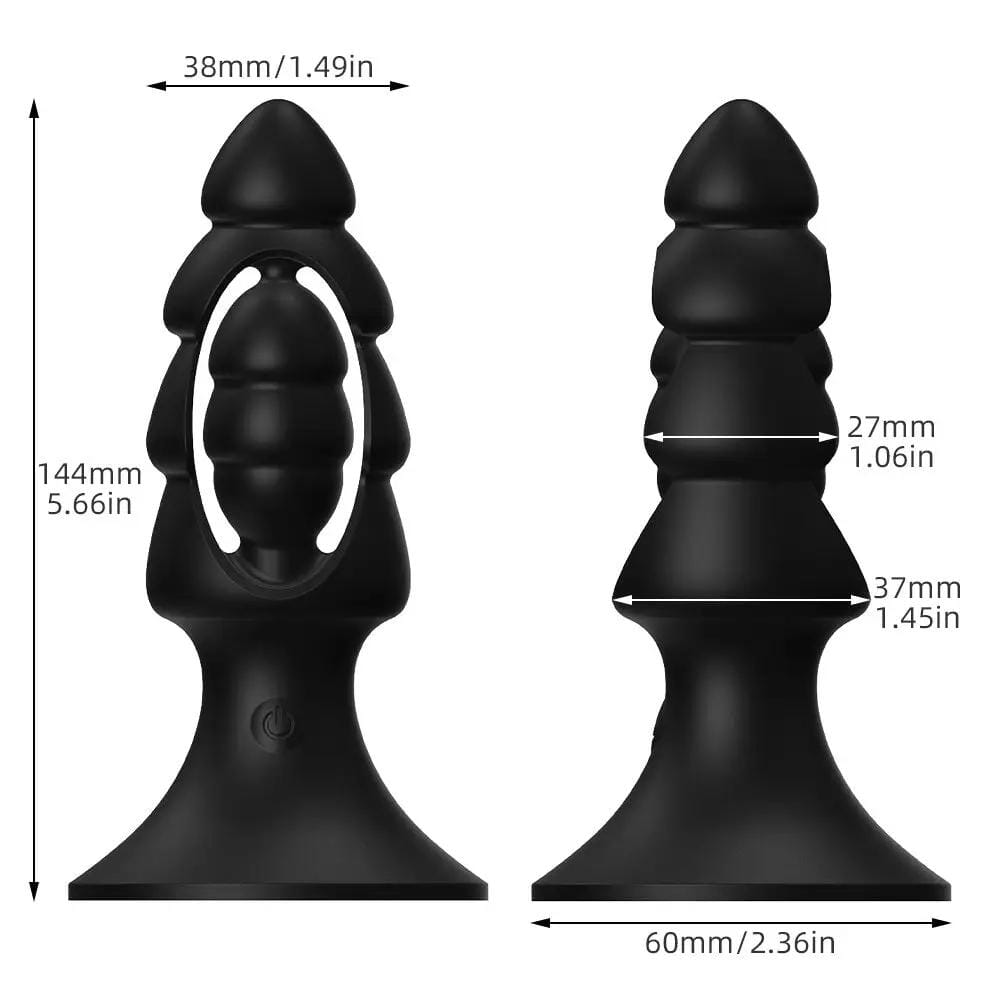 Weihnachtsbaum-Analplug – Domlust vibrierender Buttplug, Weihnachtsgeschenke.