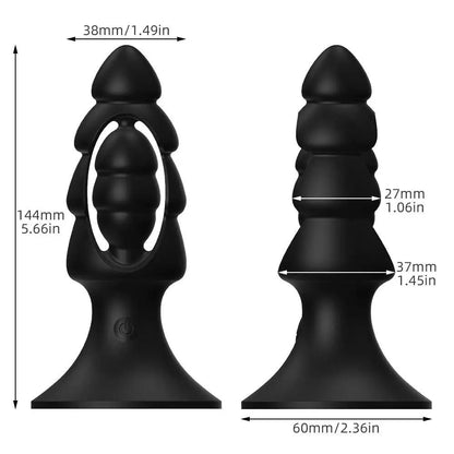 Weihnachtsbaum-Analplug – Domlust vibrierender Buttplug, Weihnachtsgeschenke.