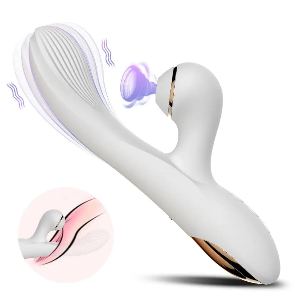Klitoris saugender G-Punkt-Vibrator – Kaninchen-Klitoris-vibrierender Analplug, Sexspielzeug für Frauen
