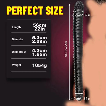 Énorme Double Gode Anal Plug - 12 pouces de Long Godes Couple Sex Toys Jeux