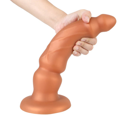Riesiger Analdildo – Silikon-Anal-Expander-Butt-Plug-Prostata-Massagegerät
